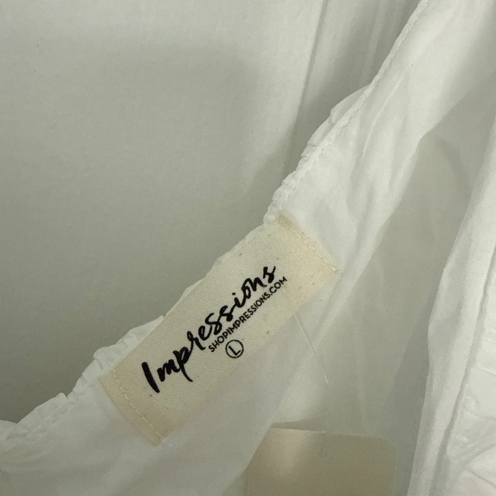 White Ruffled Mini Dress - Picture 5 of 8
